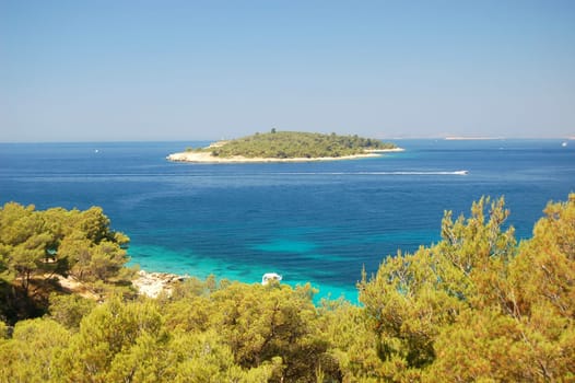 summer landscape of croatia