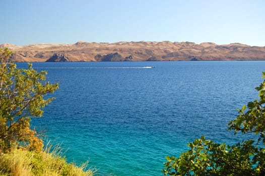 summer landscape of croatia