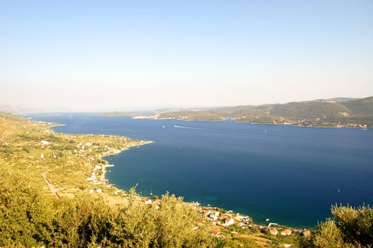 summer landscape of croatia