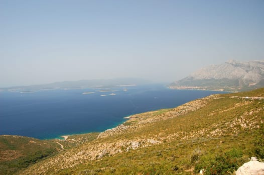 summer landscape of croatia