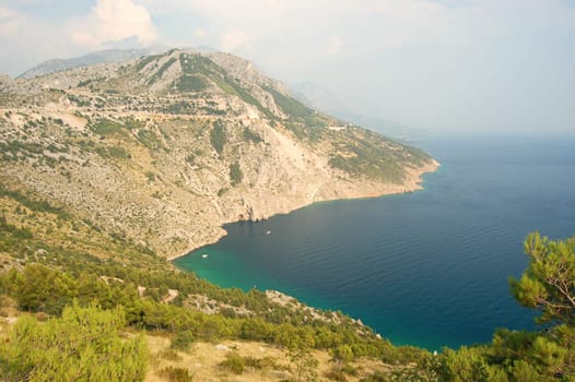 summer landscape of croatia
