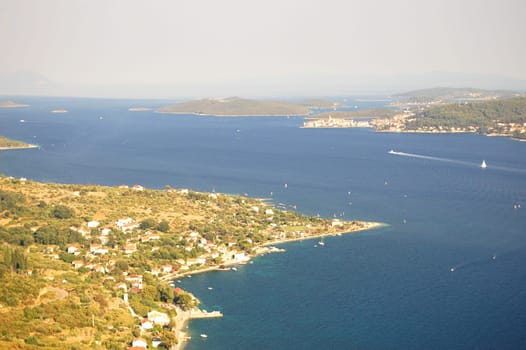 summer landscape of croatia