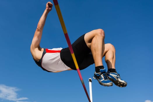 High jumpers in athletics