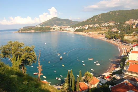summer landscape of montenegro