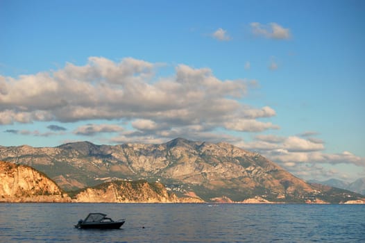 summer landscape of montenegro