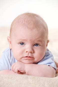 new born baby posing for the camera