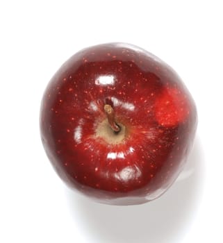 overhead view of apple