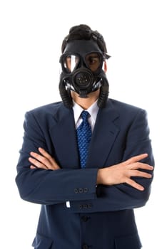 the business of the environment iwht a man in a blue suit
