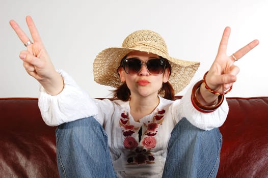 Hippy girl