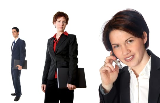 woman talking on cell phone