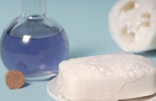 soap and lavender oil