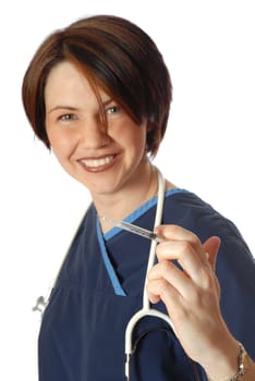 docotr with needle