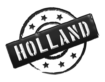 Sign and stamp named HOLLAND for your presentation, for websites and many more.
