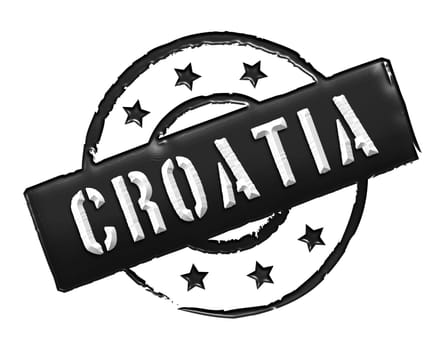 Sign and stamp named CROATIA for your presentation, for websites and many more.