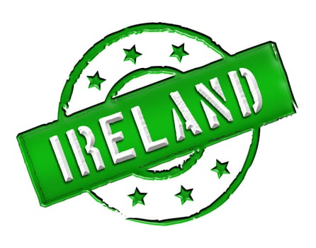 Sign and stamp named IRELAND for your presentation, for websites and many more.