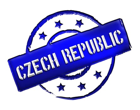 Sign and stamp named Czech Republic for your presentation, for websites and many more.