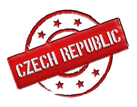 Sign and stamp named Czech Republic for your presentation, for websites and many more.