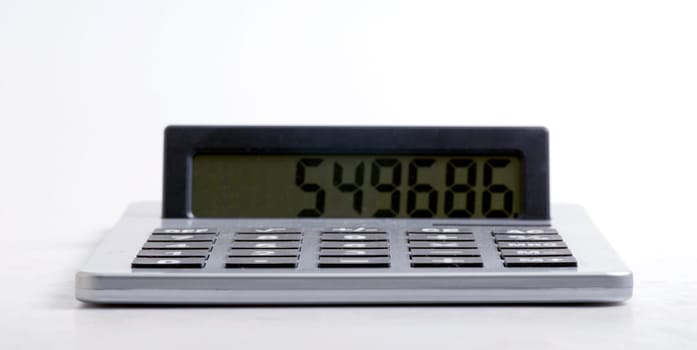 calculator on a white background