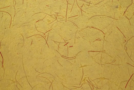 Textured paper for scrapbooking and other visual arts