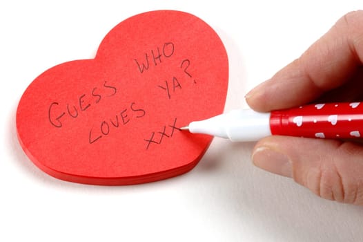 writing a note