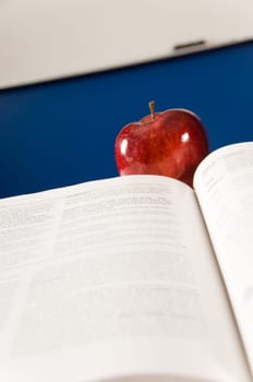 health care concept with a medical book