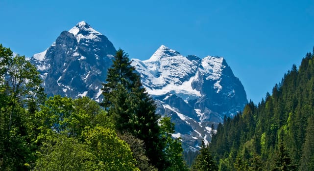 Wellhorn and Wetterhorn