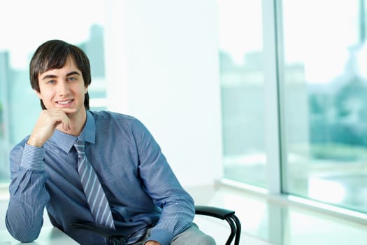 Portrait of confident man in office