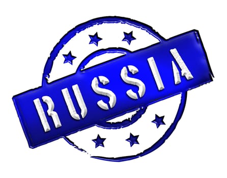 Sign and stamp named RUSSIA for your presentation, for websites and many more.