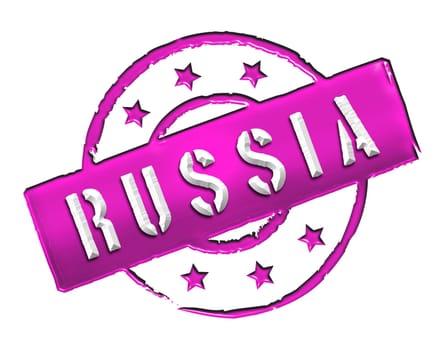 Sign and stamp named RUSSIA for your presentation, for websites and many more.
