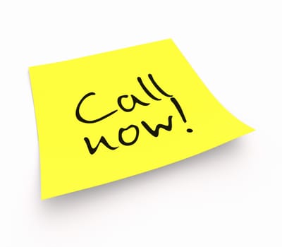 Notizzettel - Call now!