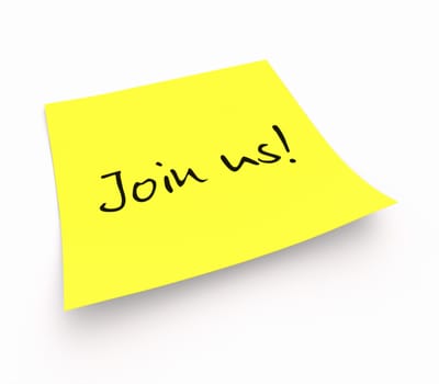 Notizzettel - Join us!