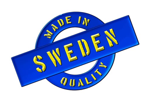 Made in Sweden - Quality seal for your website, web, presentation - Made in - Qualitätssiegel für Ihre Webseite, Webshop, Präsentation