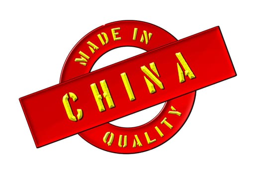 Made in China - Quality seal for your website, web, presentation - Made in - Qualitätssiegel für Ihre Webseite, Webshop, Präsentation