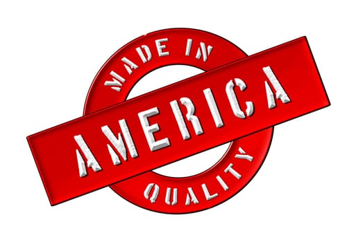 Made in America - Quality seal for your website, web, presentation
