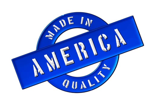 Made in America - Quality seal for your website, web, presentation