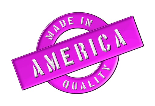 Made in America - Quality seal for your website, web, presentation