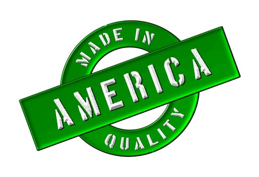 Made in America - Quality seal for your website, web, presentation