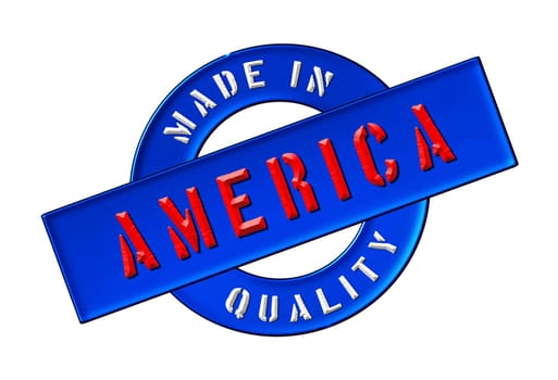 Made in America - Quality seal for your website, web, presentation