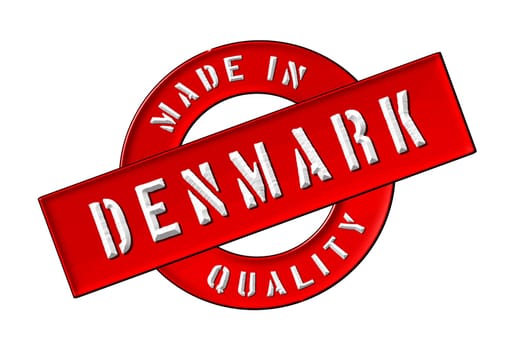 Made in Denmark - Quality seal for your website, web, presentation - Made in - Qualitätssiegel für Ihre Webseite, Webshop, Präsentation