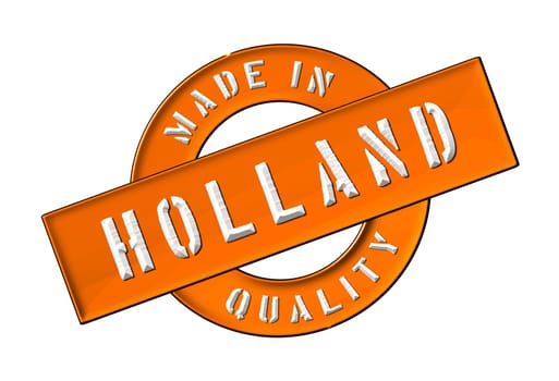 Made in Holland - Quality seal for your website, web, presentation