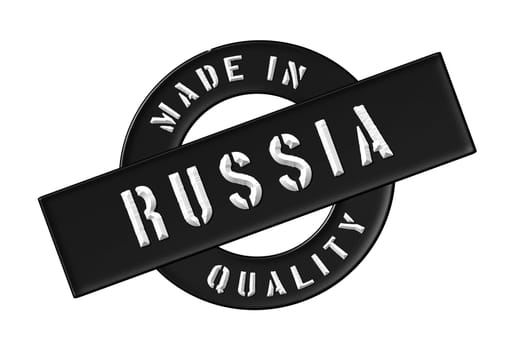 Made in Russia - Quality seal for your website, web, presentation