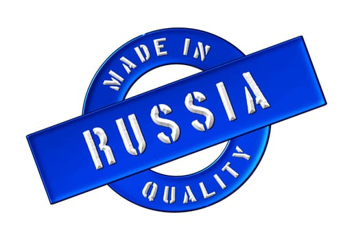 Made in Russia - Quality seal for your website, web, presentation