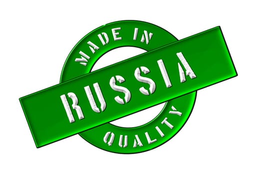 Made in Russia - Quality seal for your website, web, presentation
