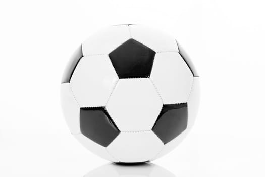 Detailed Soccer ball, football icon, isolated