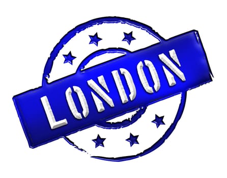 Sign and stamp for your presentation, for websites and many more named LONDON