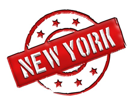 Sign and stamp for your presentation, for websites and many more named NEW YORK