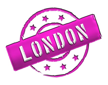 Sign and stamp for your presentation, for websites and many more named LONDON