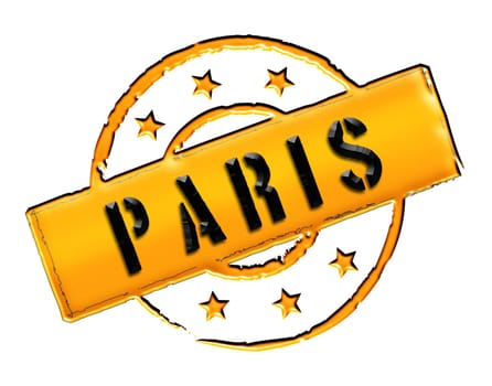 Sign and stamp for your presentation, for websites and many more named PARIS