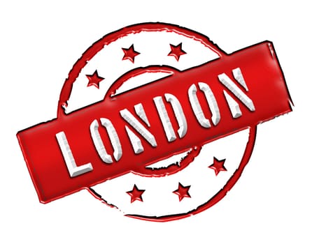 Sign and stamp for your presentation, for websites and many more named LONDON