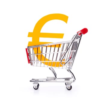 Financial concepts: buy (exchange) Euro currency, Consumer price index (CPI), consumption tax, interest rate, inflation.